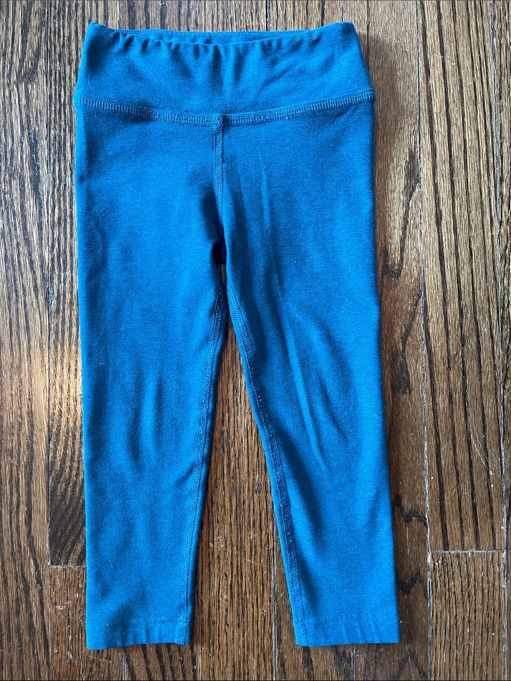 Beyond Yoga Kids Teal Blue Stretch Leggings